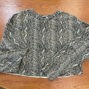 Zara Crop Sweatshirt